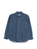 Blue Relaxed Solid Shirt 1