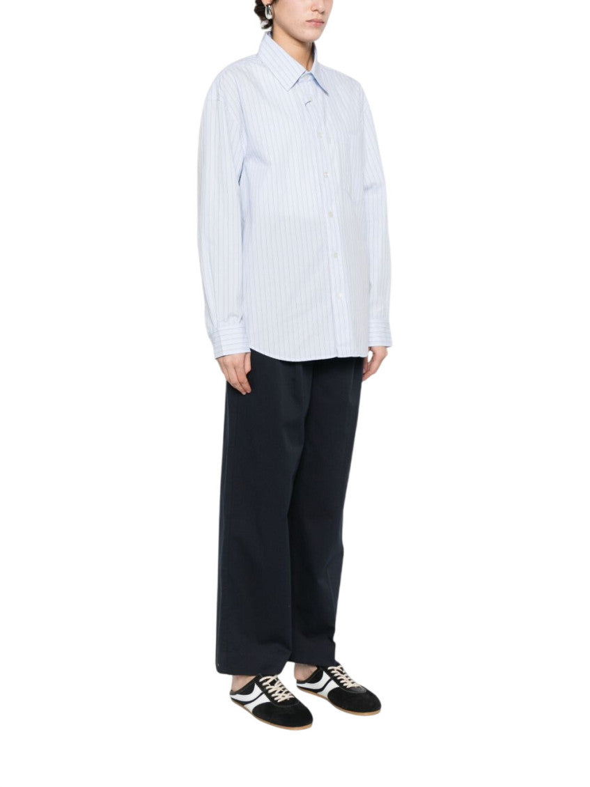Light Blue Regular Stripes Shirt 4