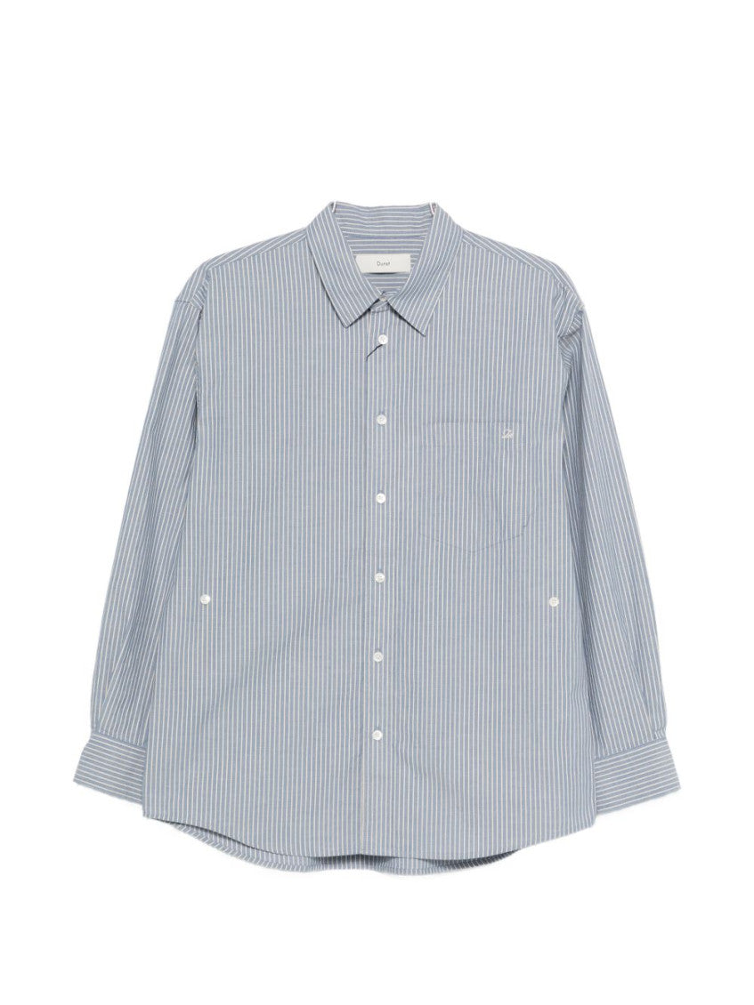 Grey Regular Stripes Shirt 1