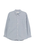 Grey Regular Stripes Shirt 1
