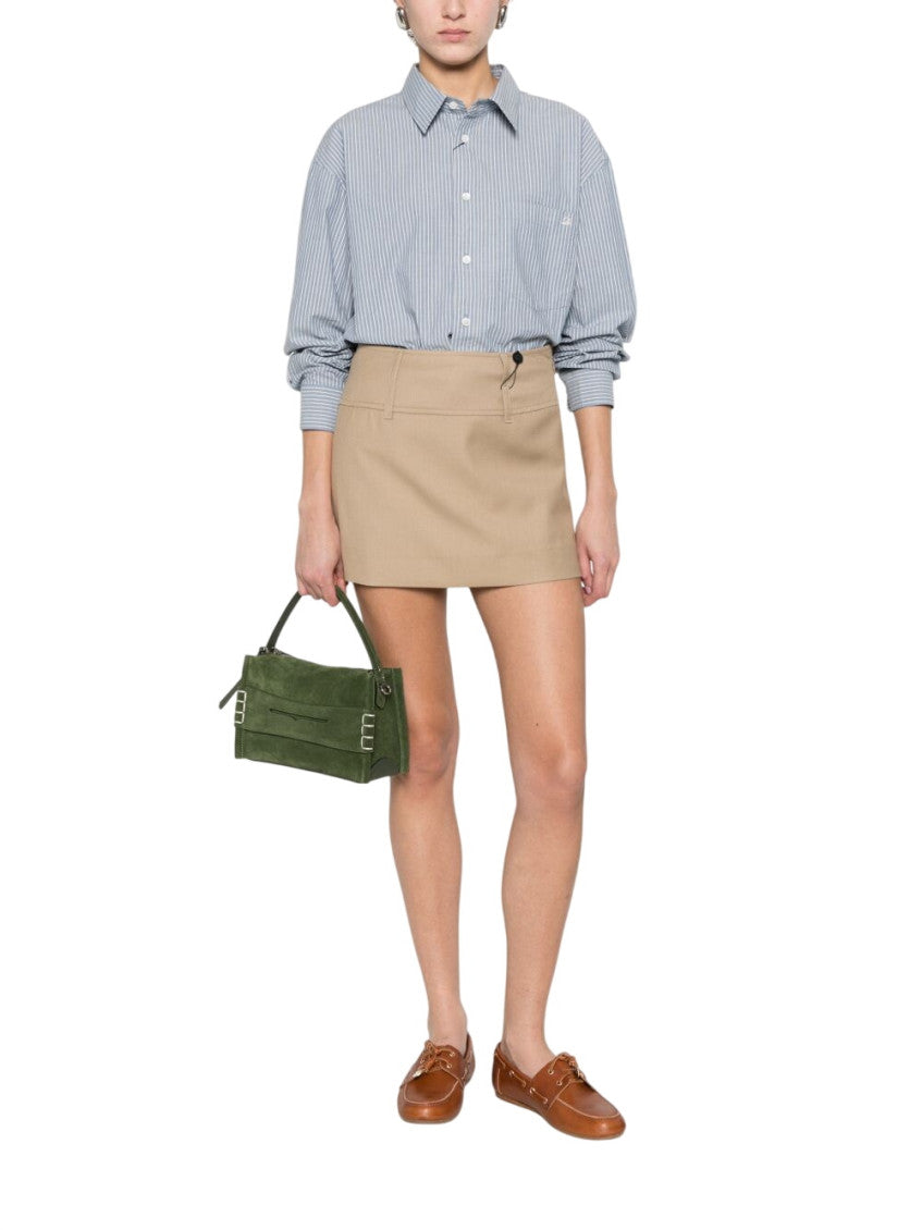 Grey Regular Stripes Shirt 2