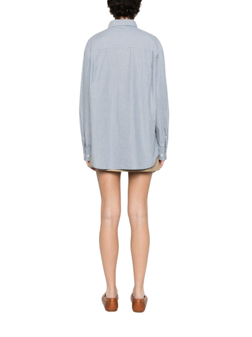 Grey Regular Stripes Shirt 3