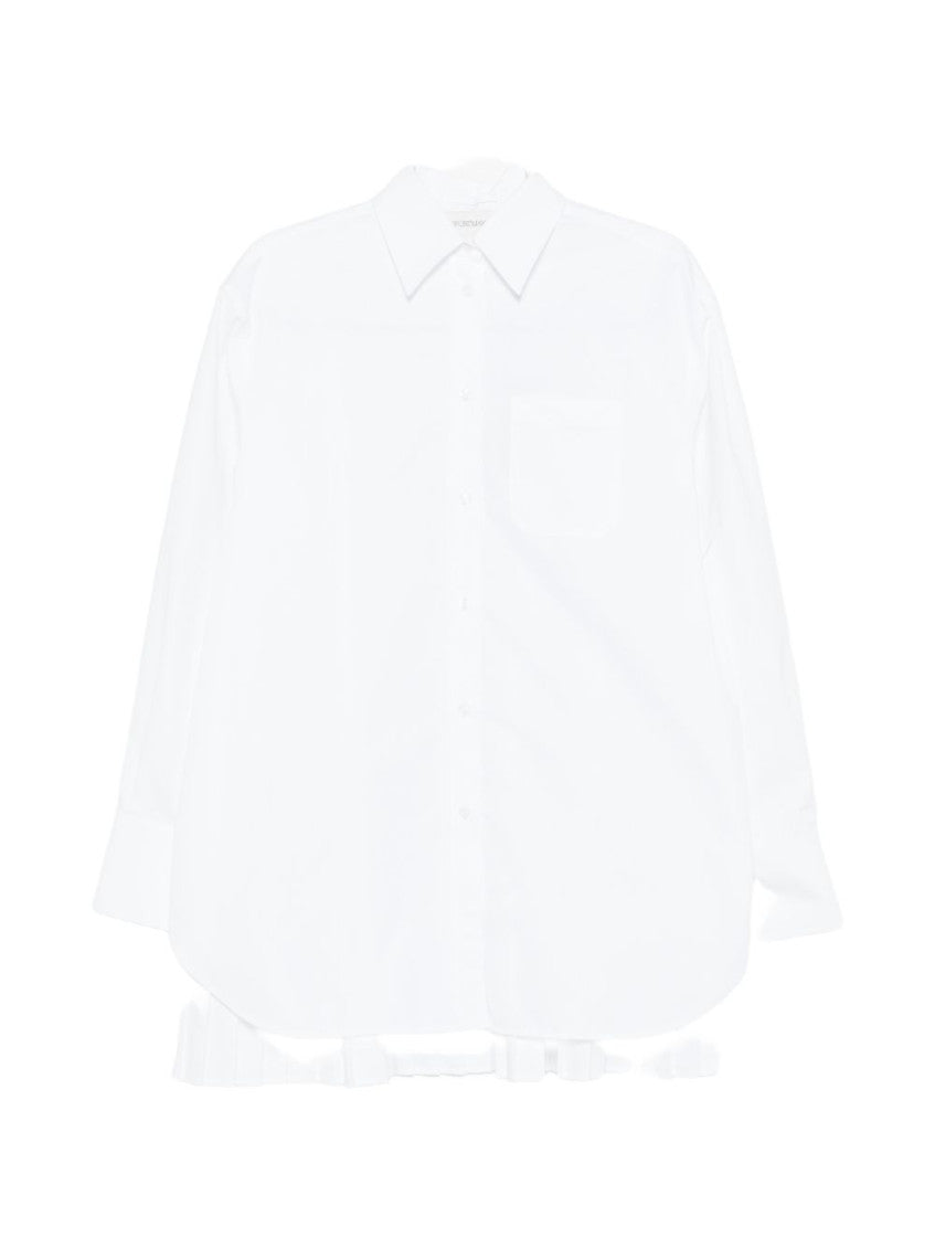 White Oversized Solid Shirt 1