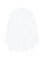 White Oversized Solid Shirt 1