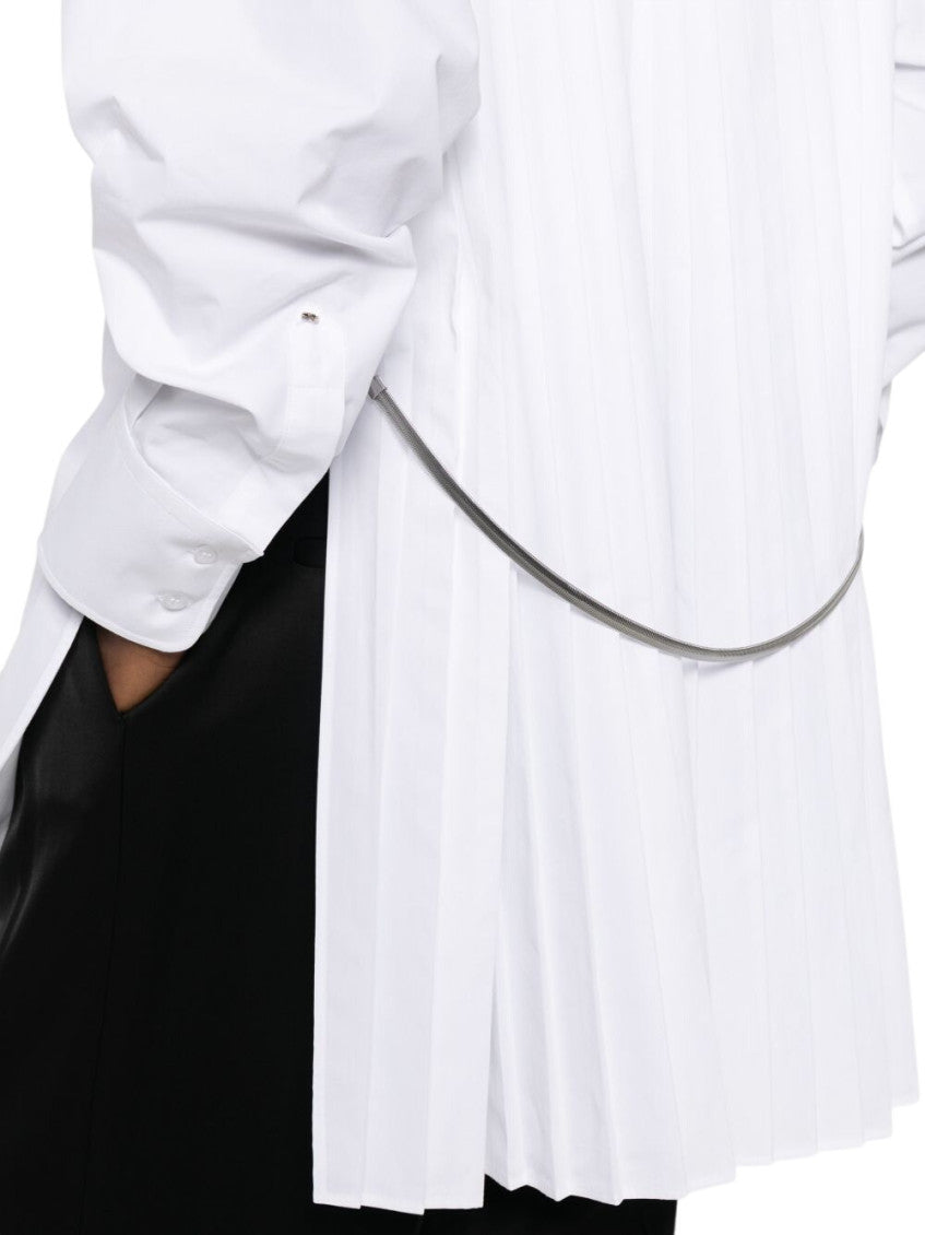 White Oversized Solid Shirt 5