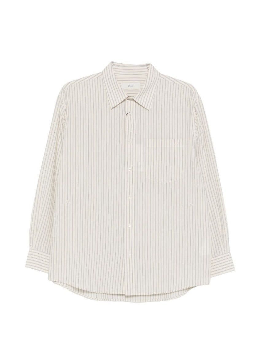 Ivory Relaxed Stripes Shirt 1