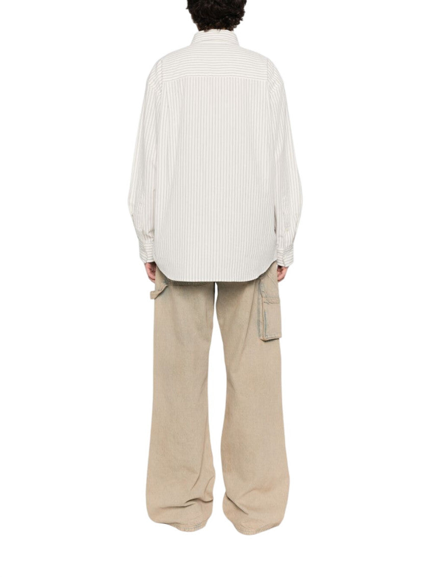 Ivory Relaxed Stripes Shirt 3