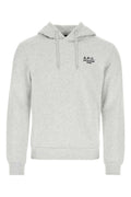 Grey Front Logo Hoodie 1