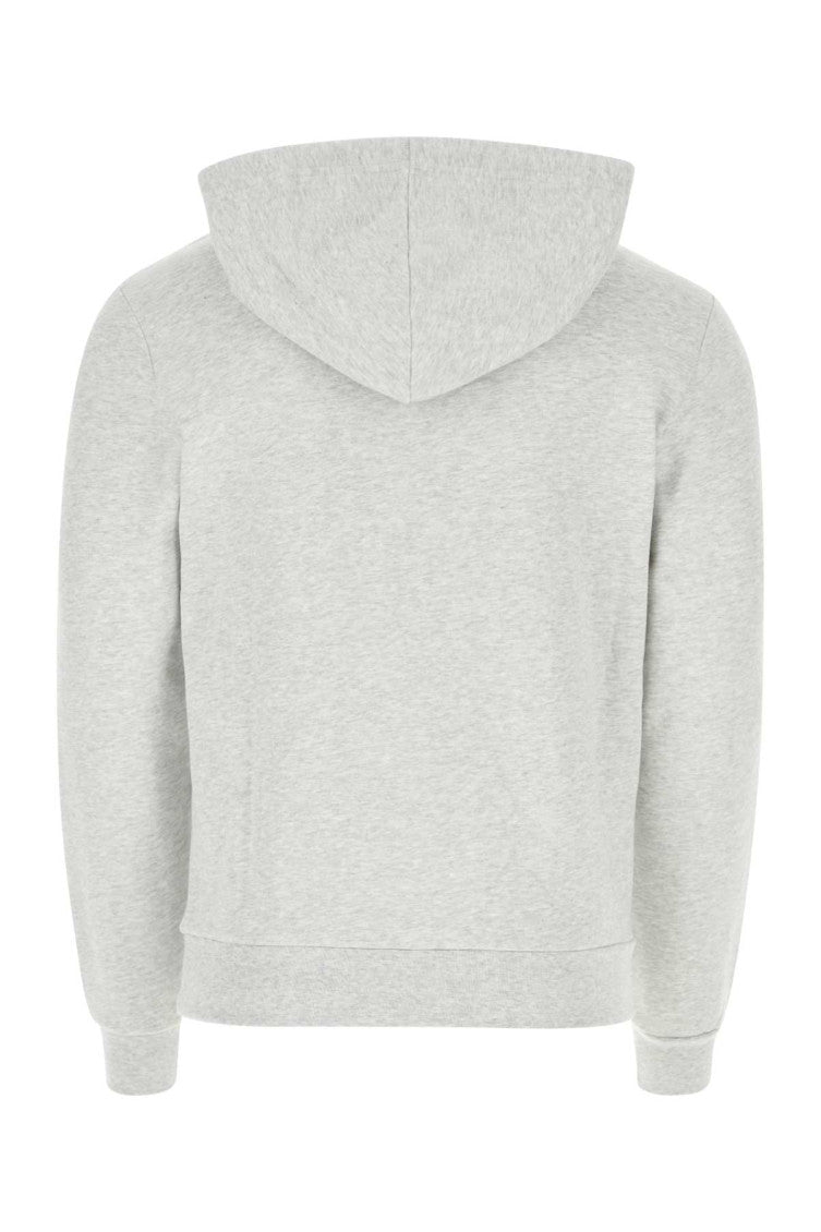 Grey Front Logo Hoodie 2