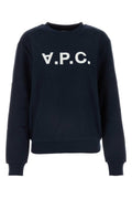 Navy Blue Crewneck Logo Sweatshirt 1