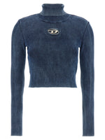 Blue High Neck Sweater 1