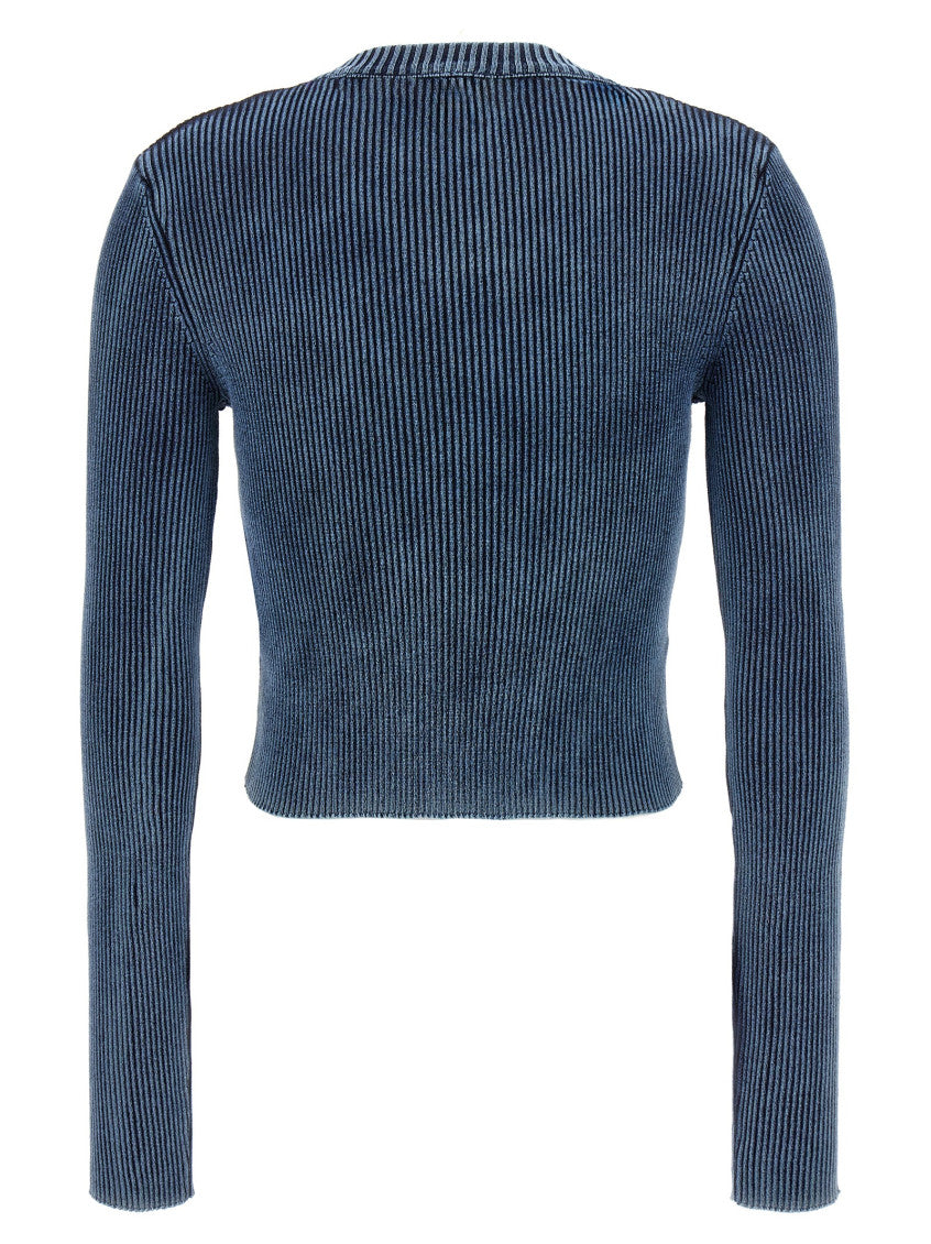 Blue Crew Neck Sweater 2