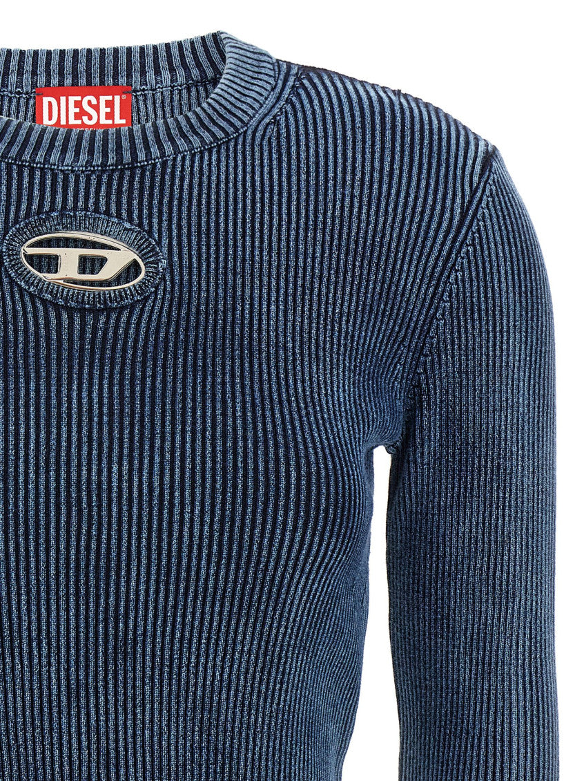 Blue Crew Neck Sweater 3