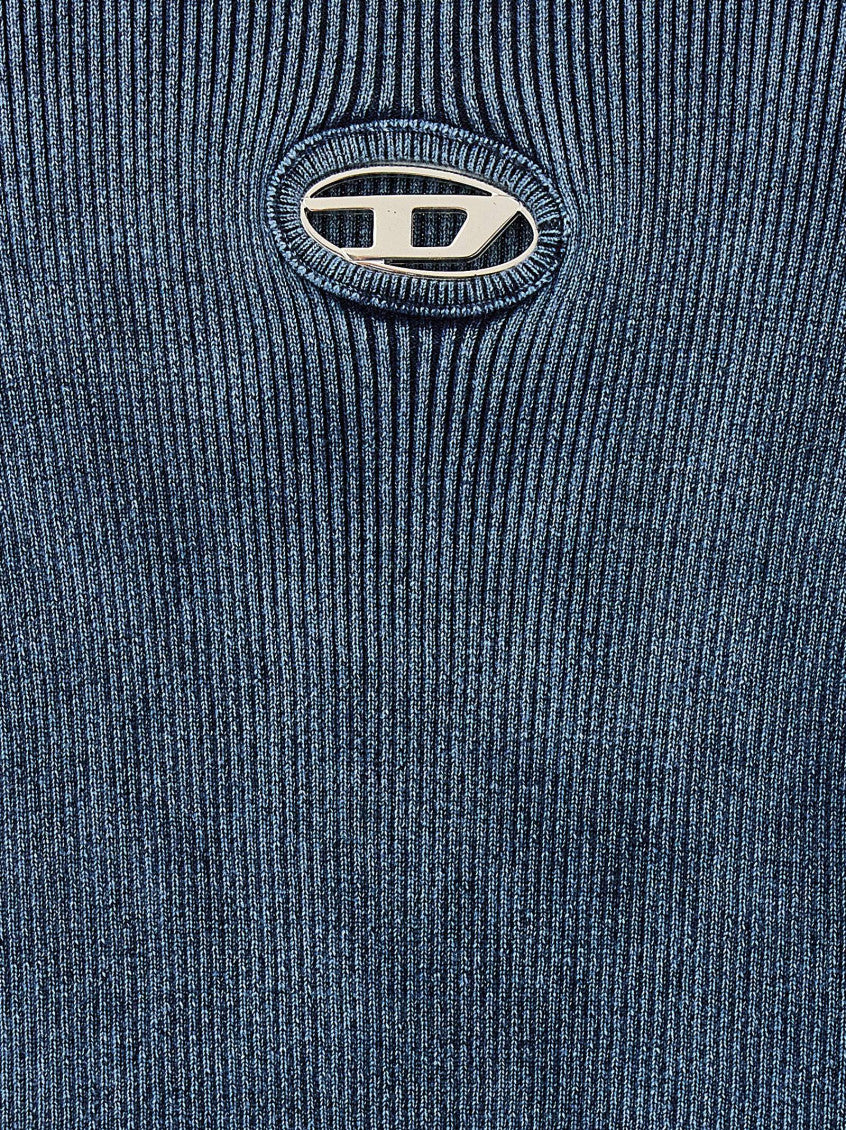 Blue Crew Neck Sweater 4