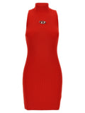 Red Sleeveless Logo Dress 1