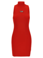 Red Sleeveless Logo Dress 1