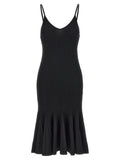 Black V-neck Dress 1
