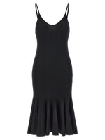 Black V-neck Dress 1