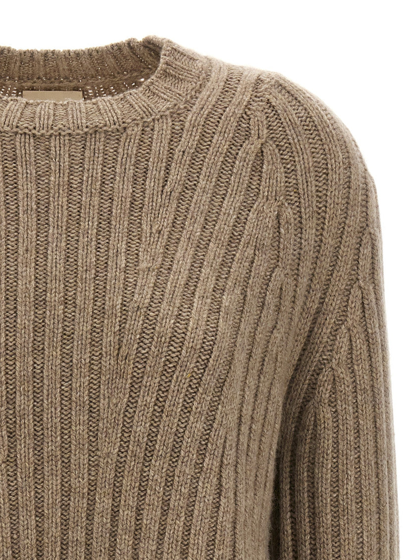 Beige Crewneck Sweater 3