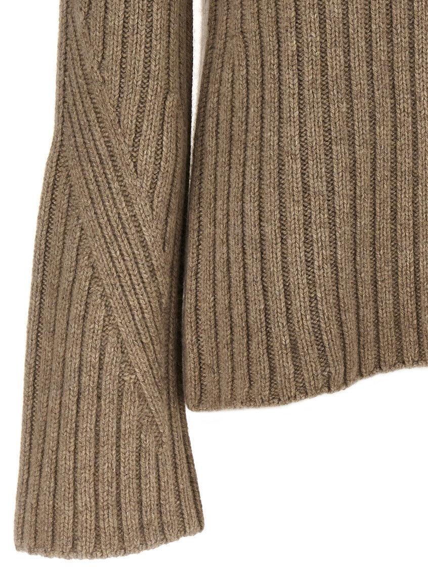 Beige Crewneck Sweater 4