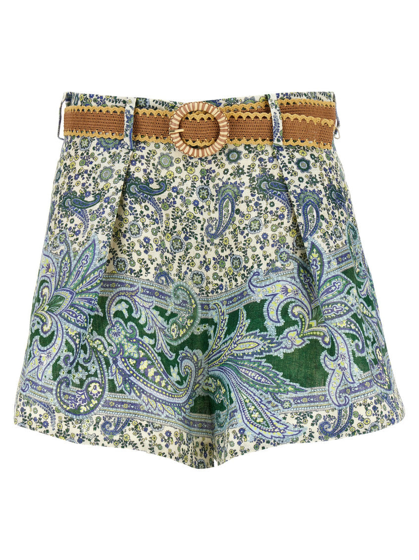 Multicolor Ottie Tuck Shorts 1