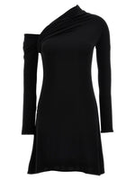 Black 'Twist Crepe Mini' dress 1