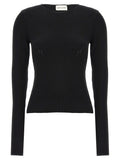 Black Round Neckline Sweater 1