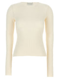 White Round Neckline Sweater 1