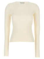 White Round Neckline Sweater 1
