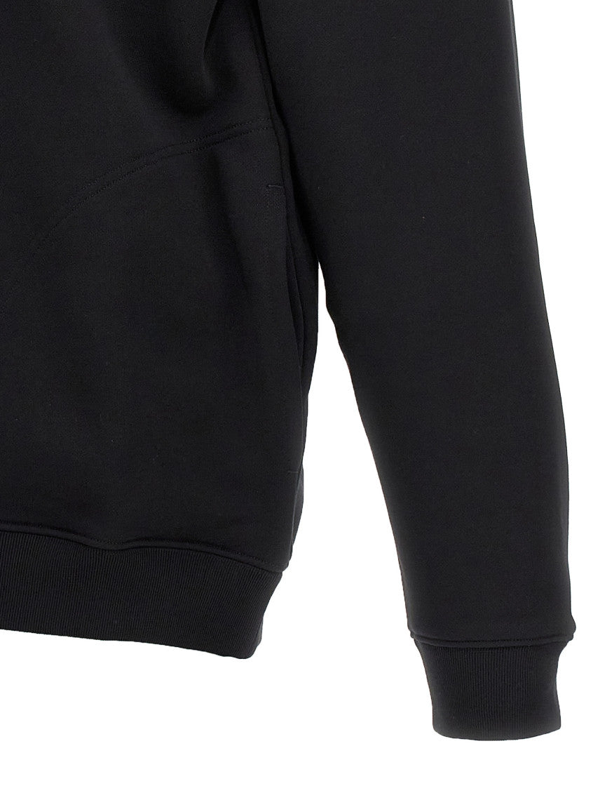 Black Logo Print Hoodie 4
