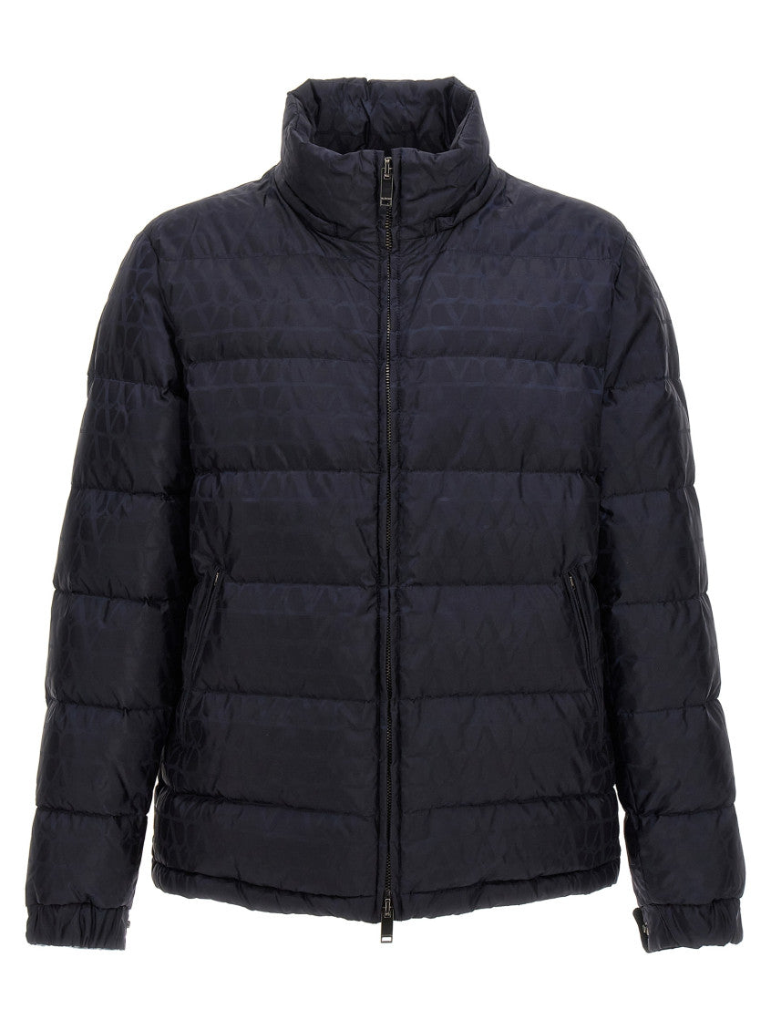 Blue Valentino 'Toile Iconographe' down jacket 2