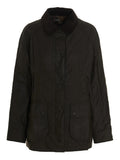 Green 'Classic Beadnell Wax' jacket 1