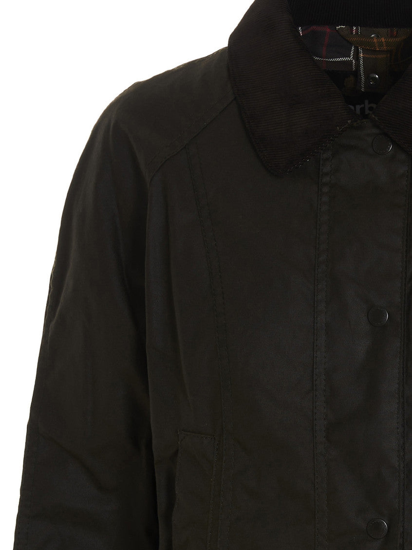 Green 'Classic Beadnell Wax' jacket 3
