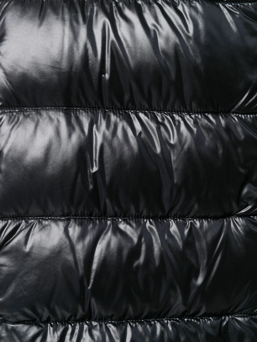 Black Dora midi down jacket 5