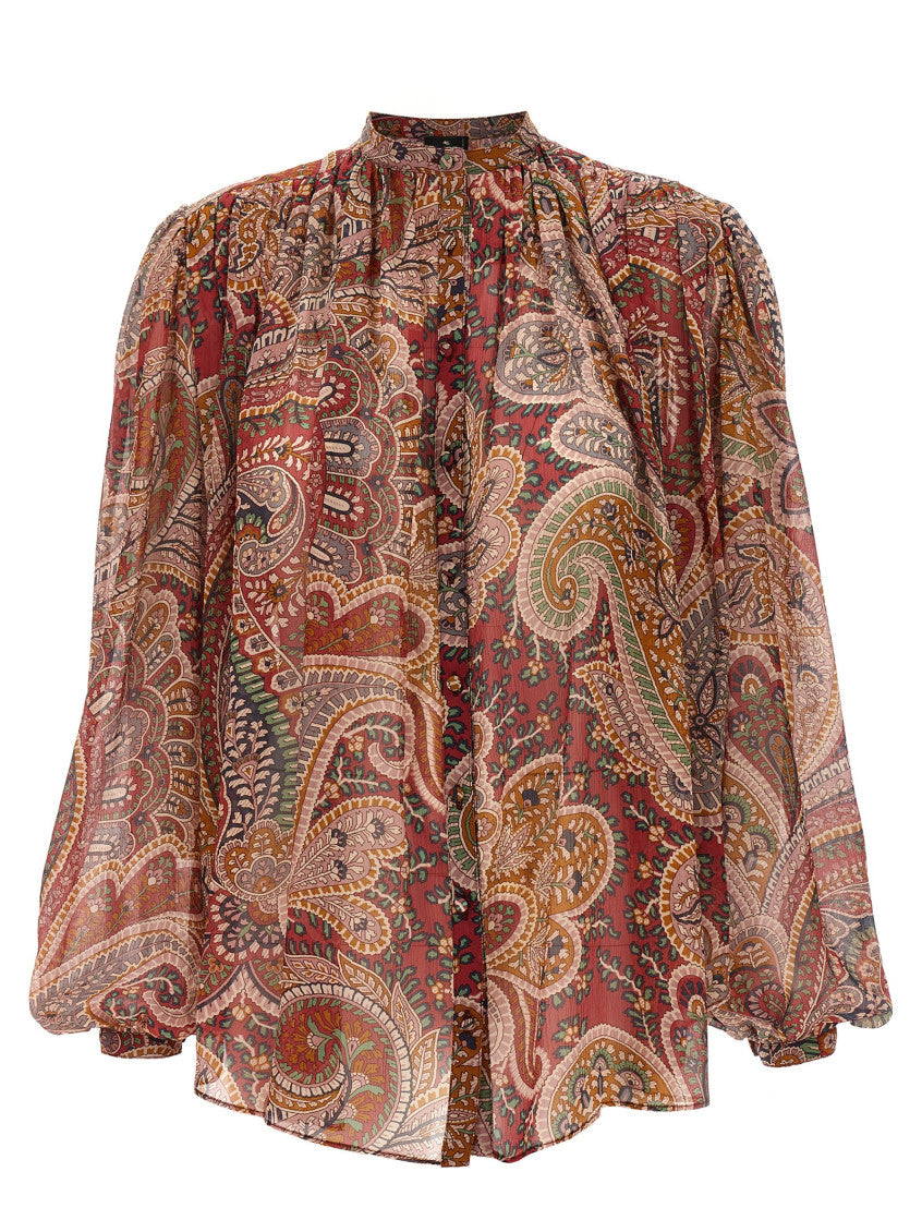 Multicolor Floral Paisley blouse 1