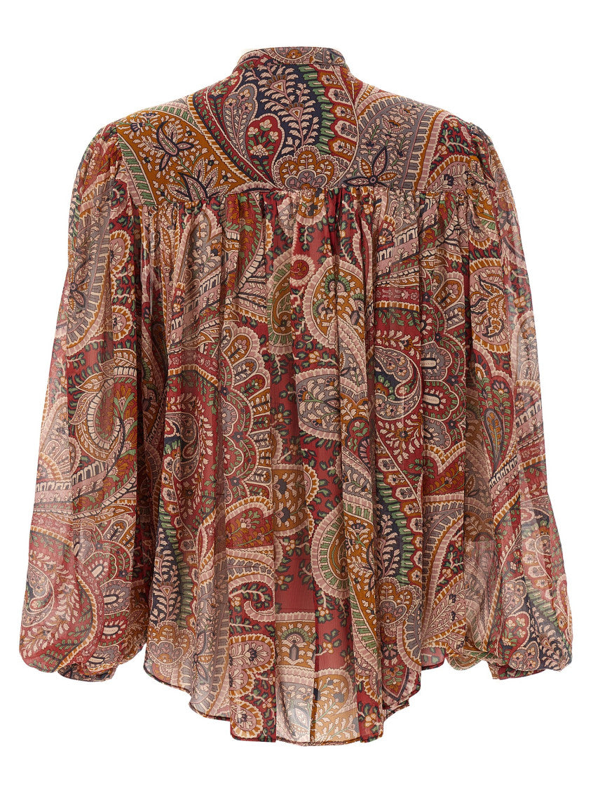 Multicolor Floral Paisley blouse 2