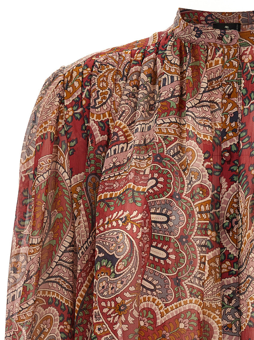 Multicolor Floral Paisley blouse 3