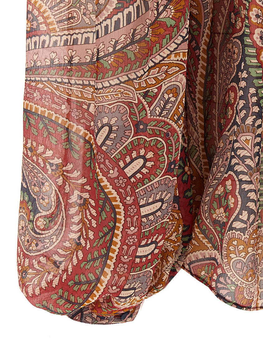 Multicolor Floral Paisley blouse 4