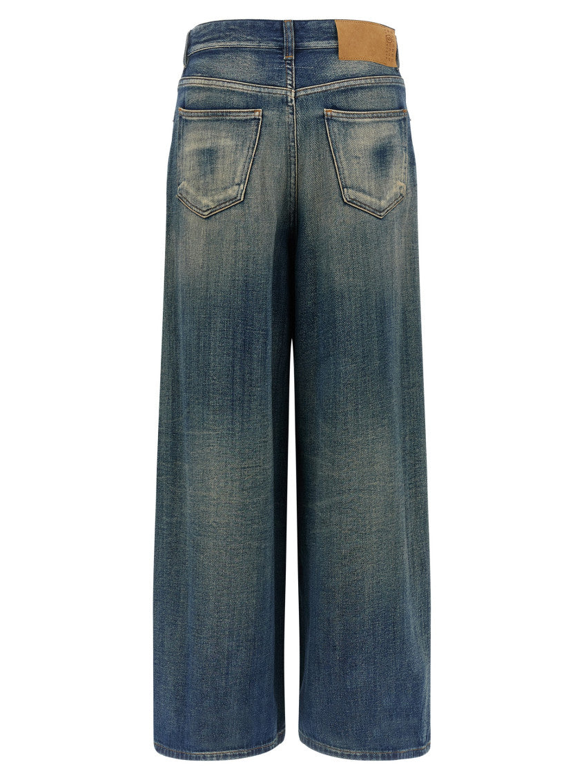 Blue Wide leg jeans 2