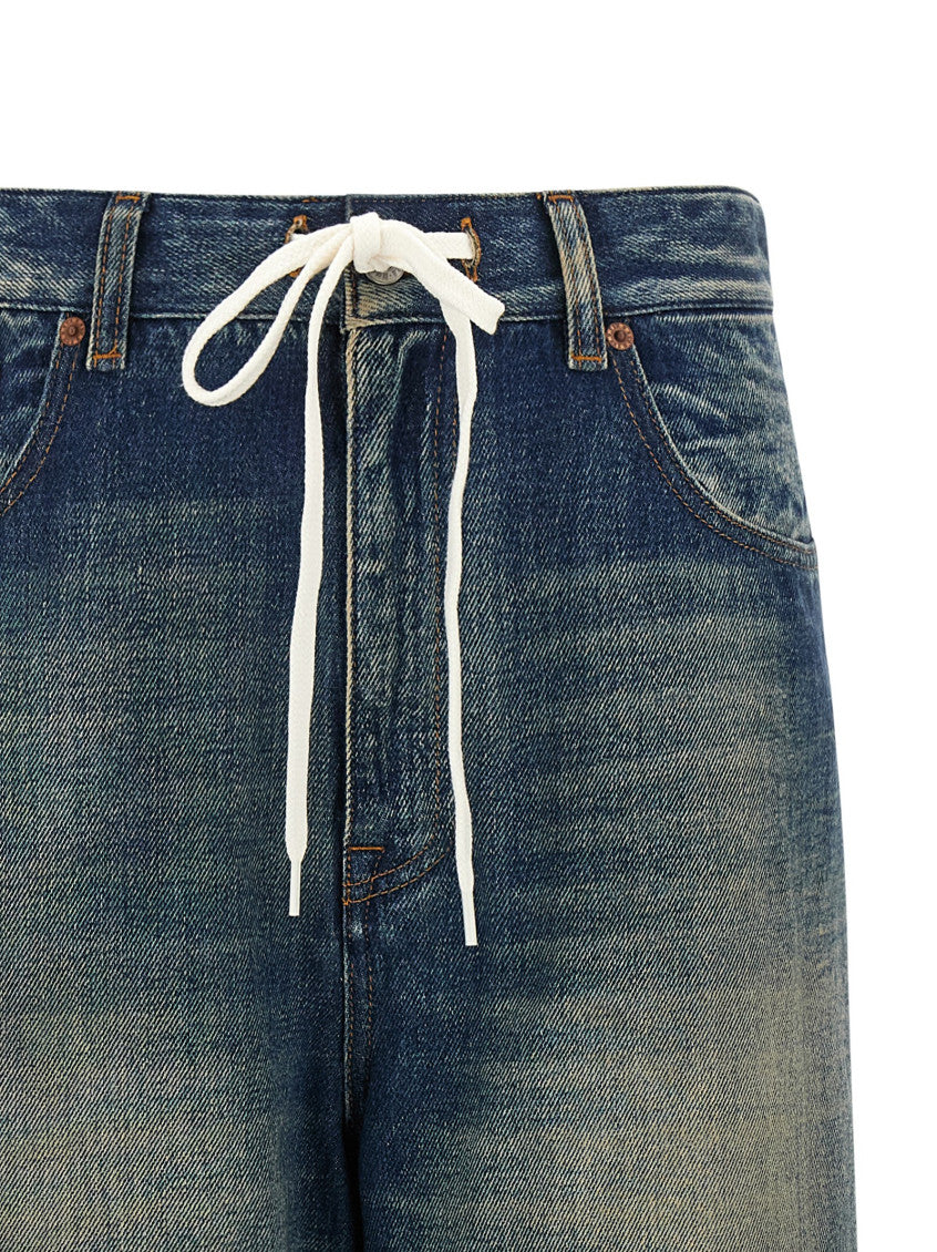 Blue Wide leg jeans 3