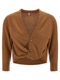 Brown Knot cardigan 1