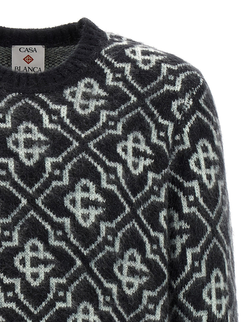 Black 'Monogram' Sweater 3