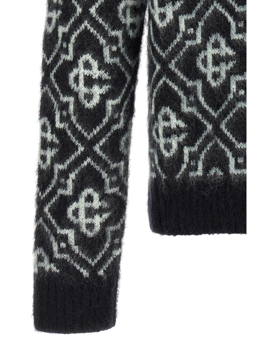 Black 'Monogram' Sweater 4