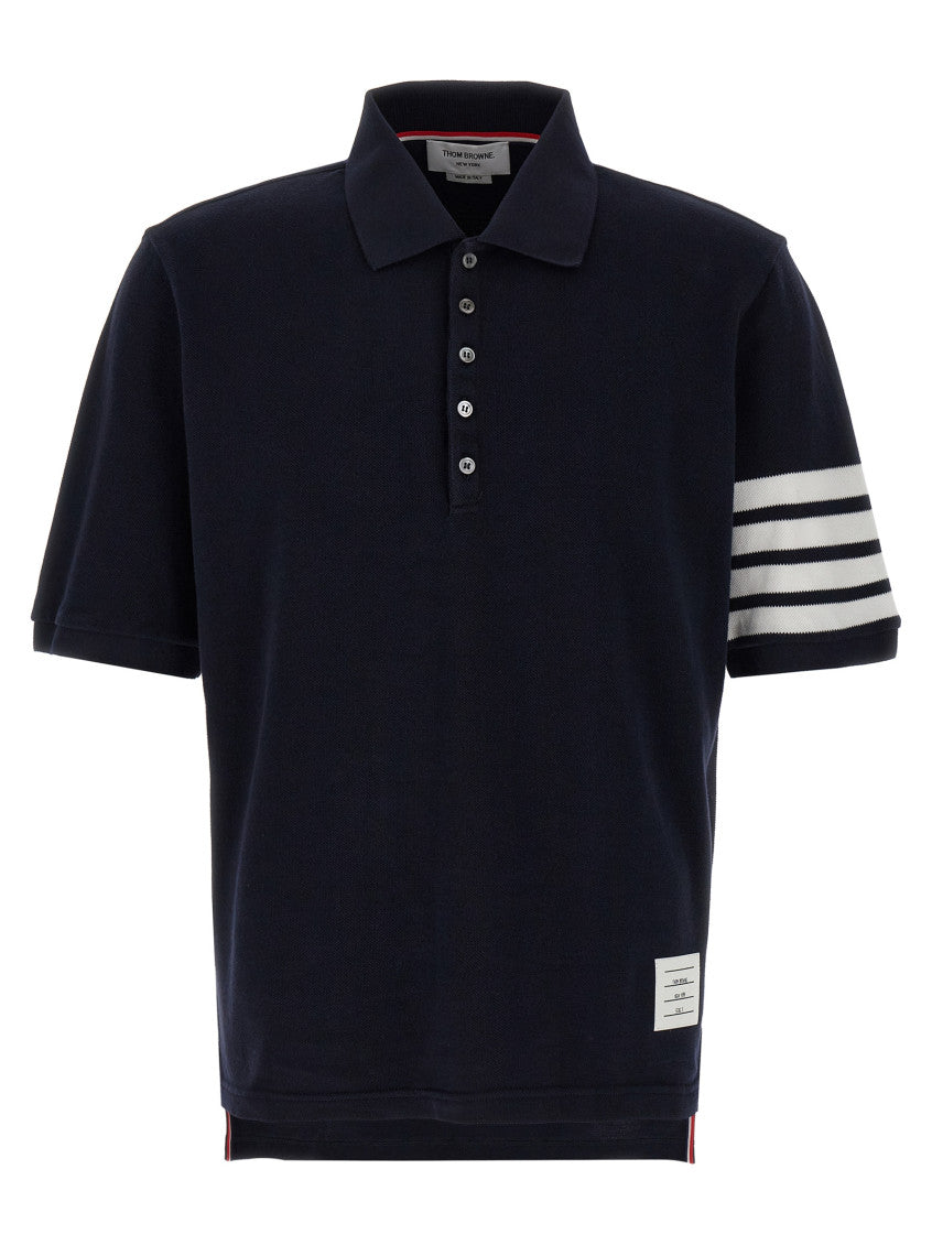Blue '4BAR' polo shirt 1