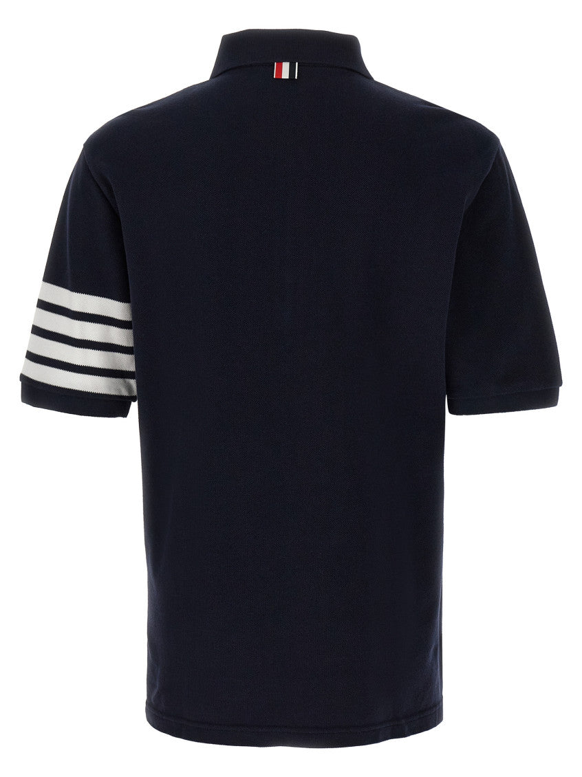 Blue '4BAR' polo shirt 2