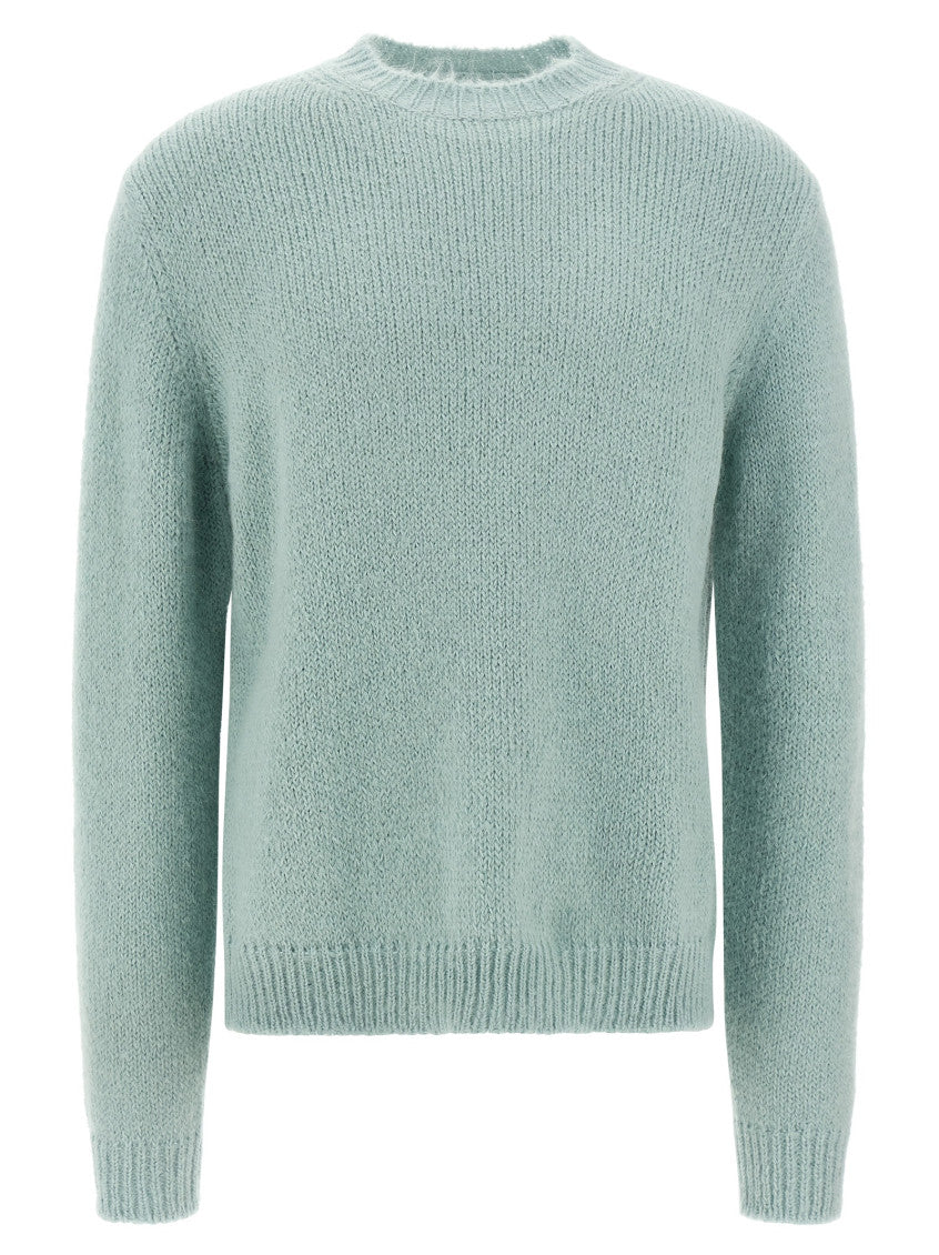 Light Blue Alpaca wool sweater 1