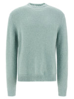 Light Blue Alpaca wool sweater 1