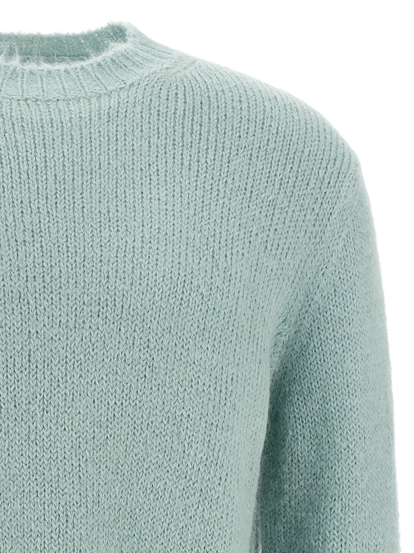 Light Blue Alpaca wool sweater 3