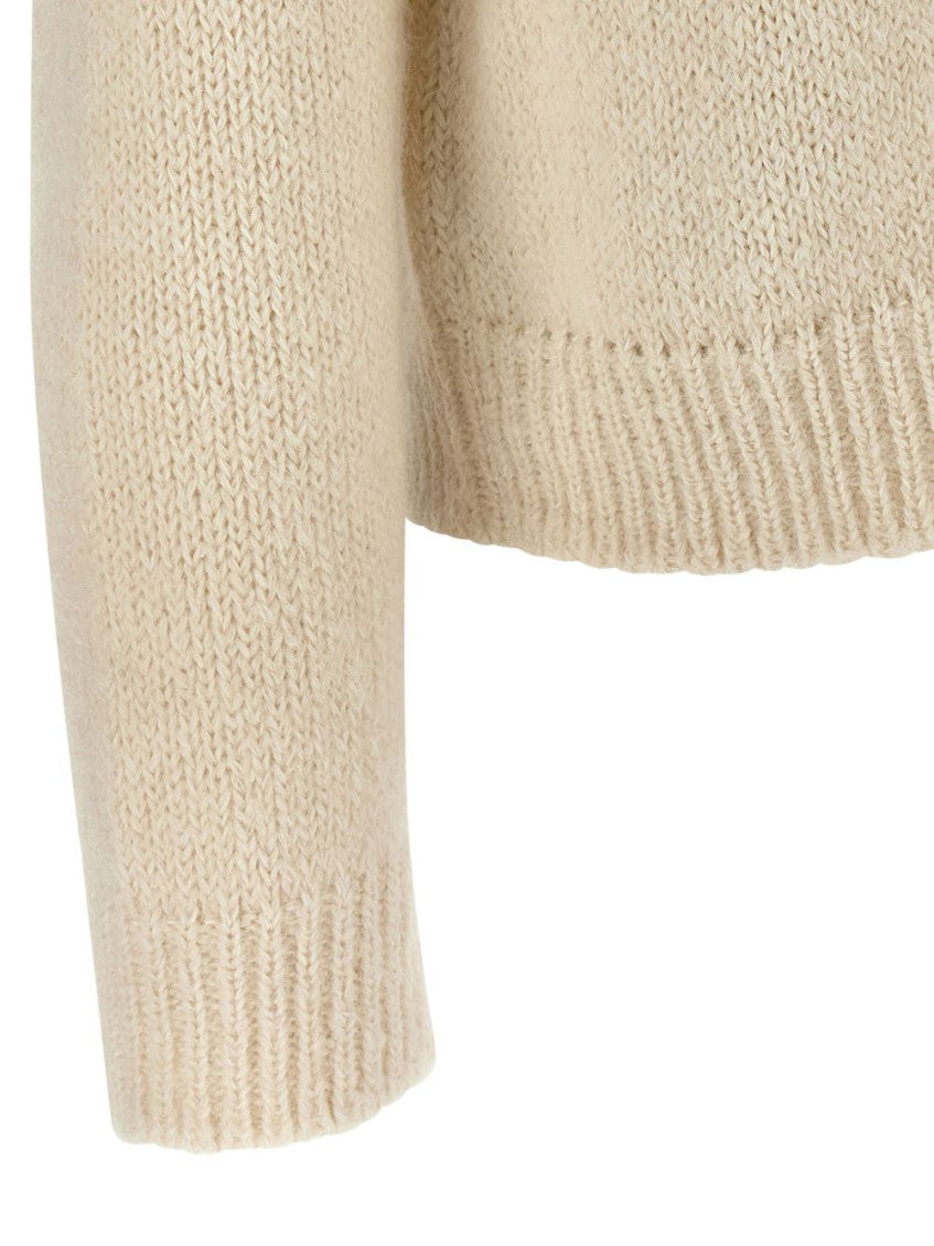 White Wool Sweater 2