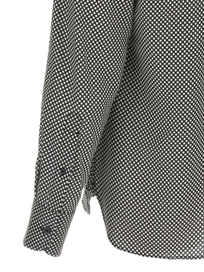 BlackWhite Polka dot shirt 4